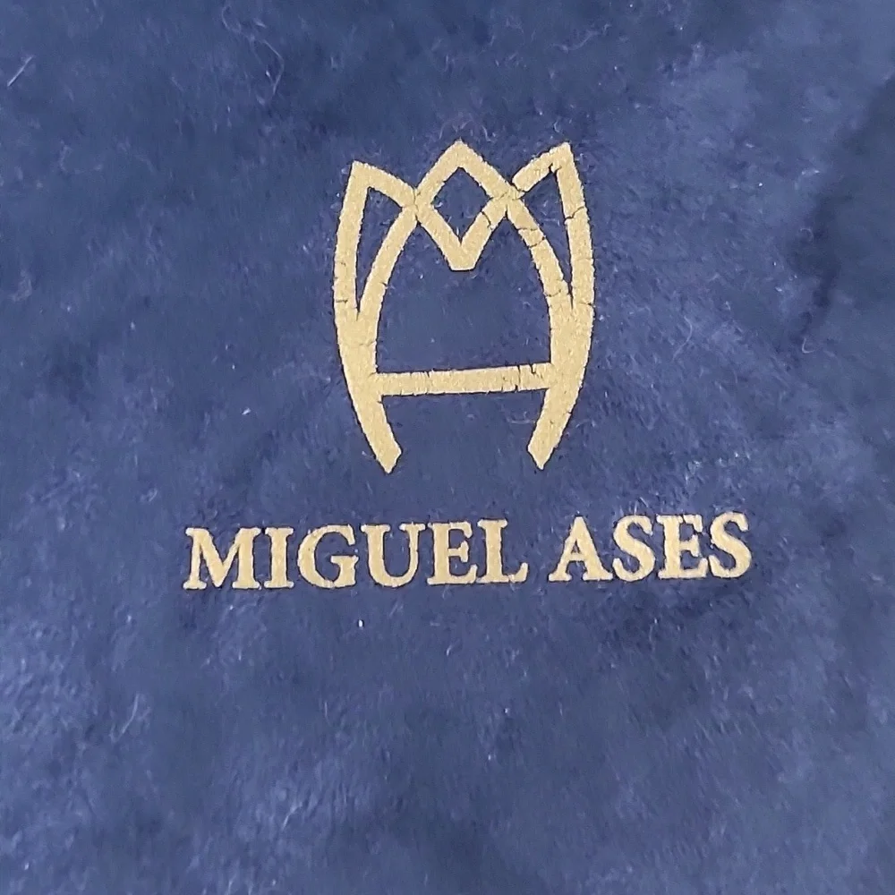 Miguel Ases Black and Gold Beaded Earrings - Picture 2 of 4